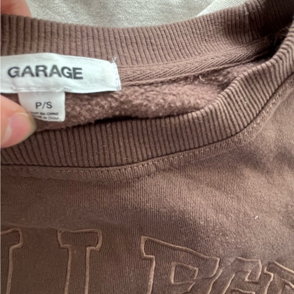 Garage Oversized Cropped Graphic Sweatshirts | Sizes Small/Medium - Picture 2 of 6